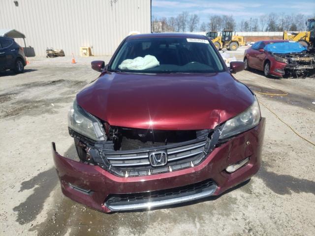 1HGCR2F52DA235244 - 2013 HONDA ACCORD SPORT BURGUNDY photo 5