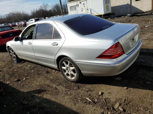 WDBNG83J95A451724 - 2005 MERCEDES-BENZ S 430 4MATIC SILVER photo 2