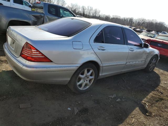 WDBNG83J95A451724 - 2005 MERCEDES-BENZ S 430 4MATIC SILVER photo 3