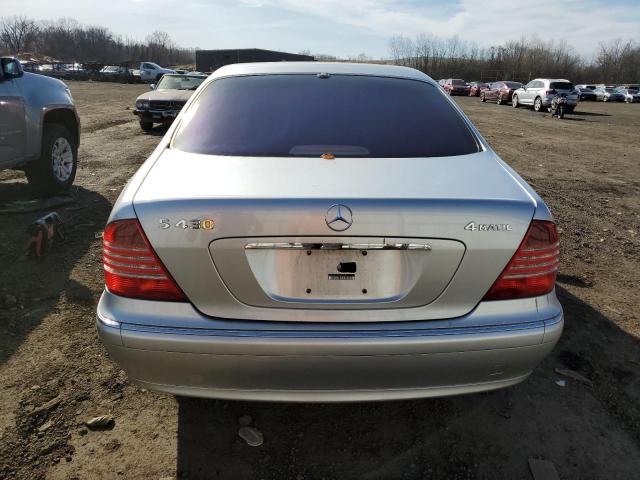 WDBNG83J95A451724 - 2005 MERCEDES-BENZ S 430 4MATIC SILVER photo 6