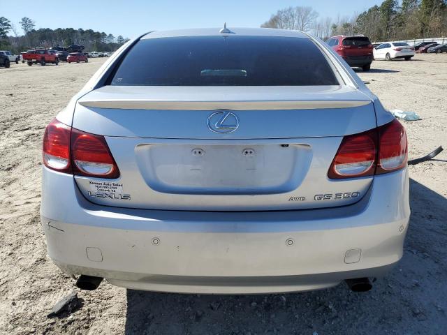 JTHCE1KS8A0026591 - 2010 LEXUS GS 350 SILVER photo 6