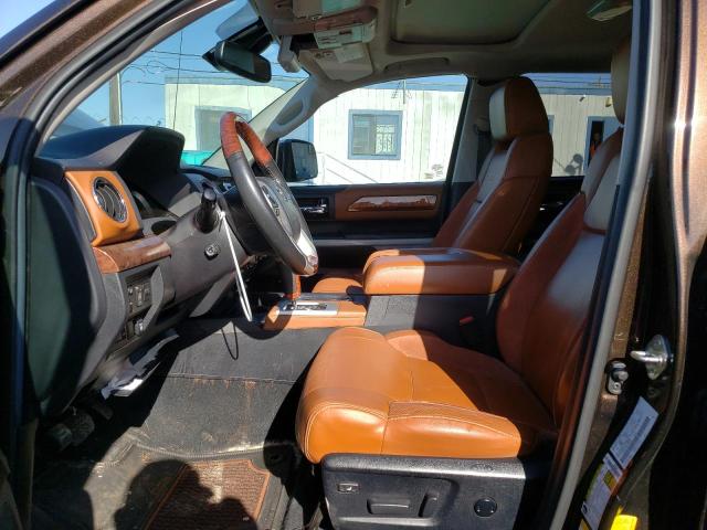 5TFAY5F19KX862220 - 2019 TOYOTA TUNDRA CREWMAX 1794 BROWN photo 7