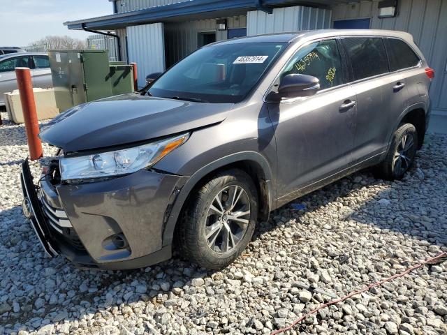 5TDBZRFH1HS452483 - 2017 TOYOTA HIGHLANDER LE GRAY photo 1