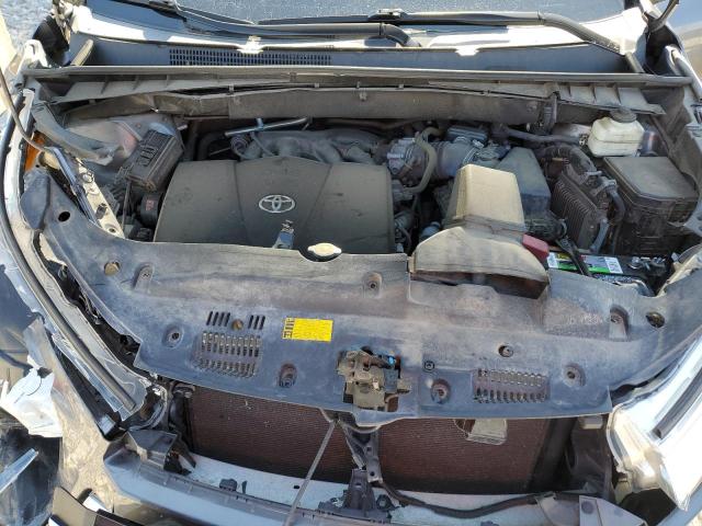 5TDBZRFH1HS452483 - 2017 TOYOTA HIGHLANDER LE GRAY photo 12