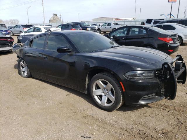 2C3CDXAT7KH644990 - 2019 DODGE CHARGER POLICE BLACK photo 4