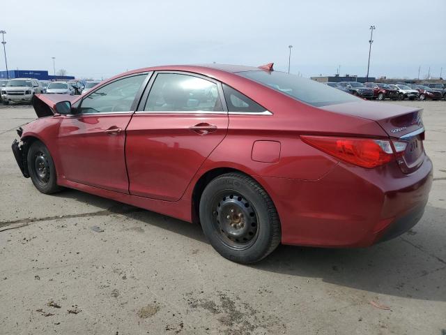 5NPEB4AC3EH915189 - 2014 HYUNDAI SONATA GLS RED photo 2