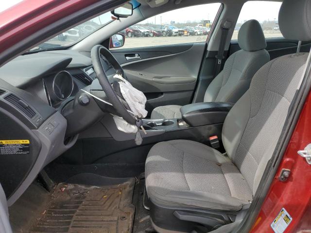 5NPEB4AC3EH915189 - 2014 HYUNDAI SONATA GLS RED photo 7