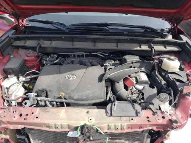 5TDFZRBH1NS208996 - 2022 TOYOTA HIGHLANDER PLATINUM RED photo 12