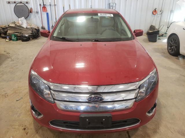 3FAHP0JGXAR119854 - 2010 FORD FUSION SEL RED photo 5