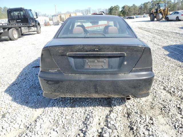 1HGEM22545L038756 - 2005 HONDA CIVIC LX BLACK photo 6