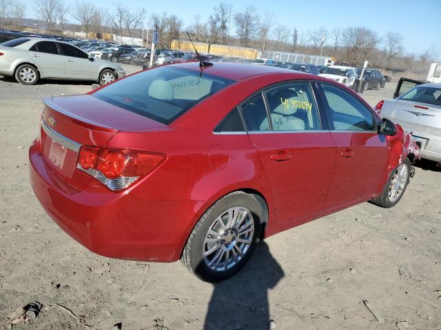 1G1PK5SC5C7187558 - 2012 CHEVROLET CRUZE ECO RED photo 3