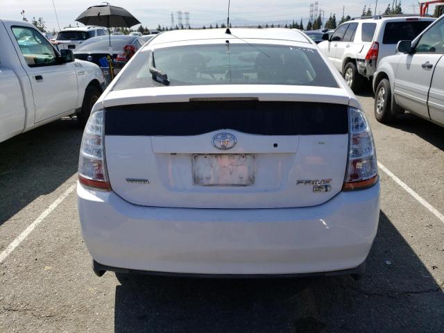 JTDKB20U487770156 - 2008 TOYOTA PRIUS WHITE photo 6