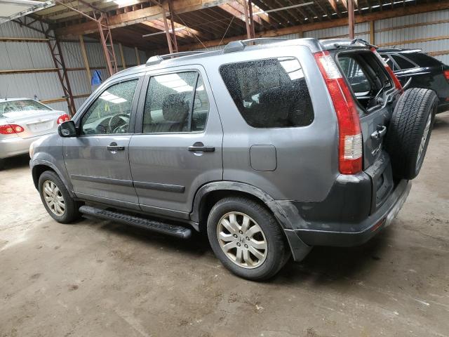 JHLRD78566C804608 - 2006 HONDA CR-V LX GRAY photo 2