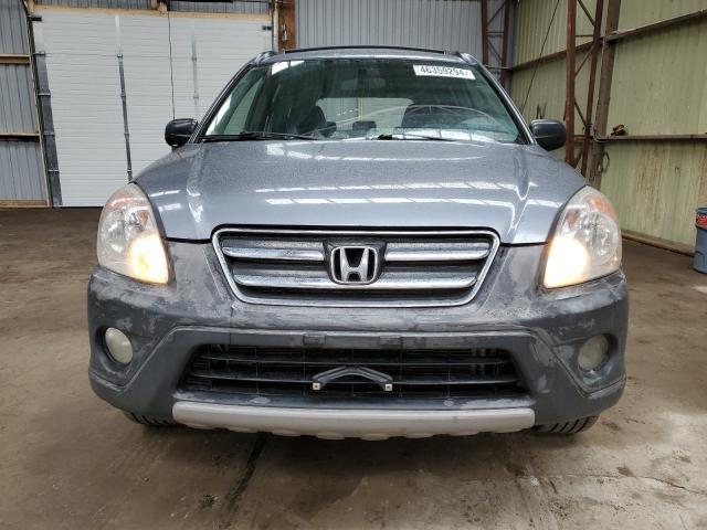 JHLRD78566C804608 - 2006 HONDA CR-V LX GRAY photo 5