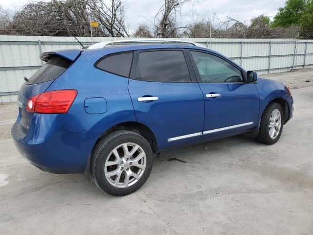 JN8AS5MT3BW150317 - 2011 NISSAN ROGUE S BLUE photo 3