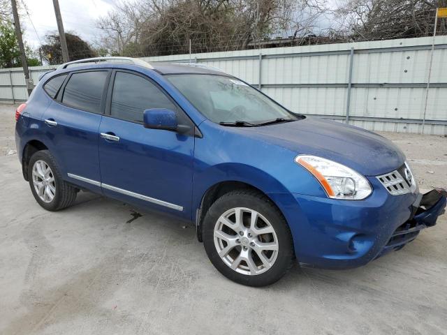 JN8AS5MT3BW150317 - 2011 NISSAN ROGUE S BLUE photo 4