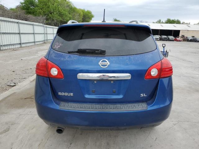 JN8AS5MT3BW150317 - 2011 NISSAN ROGUE S BLUE photo 6