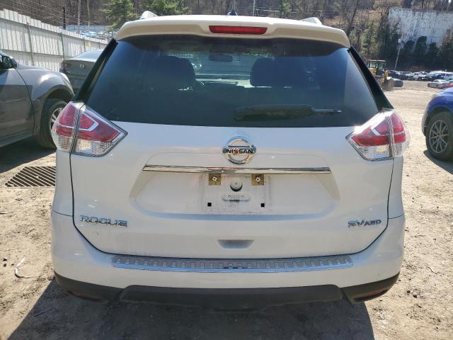 KNMAT2MV4GP657060 - 2016 NISSAN ROGUE S WHITE photo 6