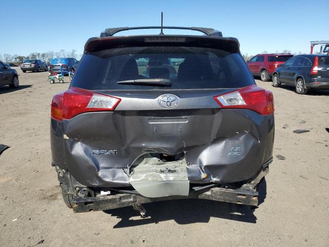 JTMBFREV9FJ039690 - 2015 TOYOTA RAV4 LE GRAY photo 6