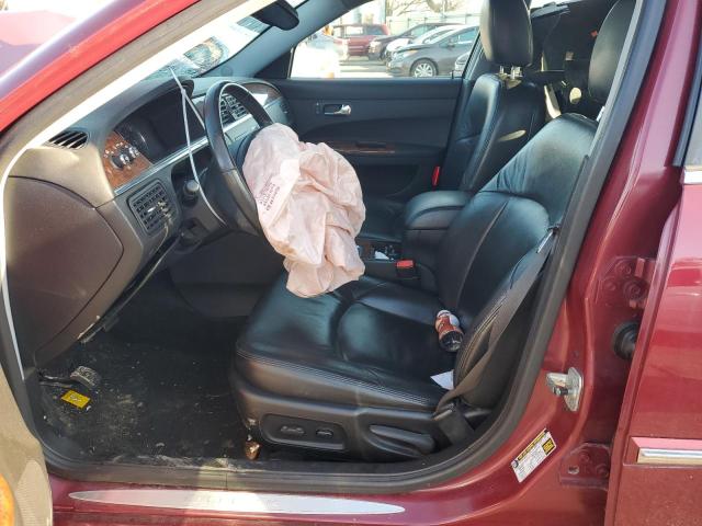 2G4WE537X51302629 - 2005 BUICK LACROSSE CXS MAROON photo 7