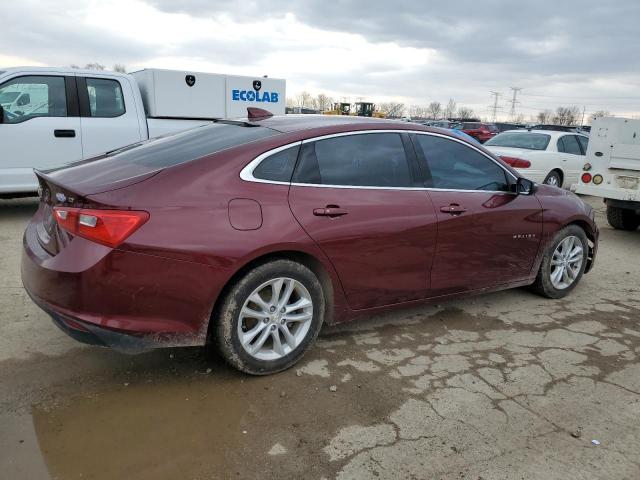 1G1ZE5ST1GF265569 - 2016 CHEVROLET MALIBU LT MAROON photo 3