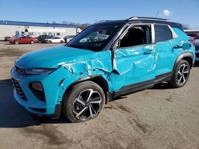 KL79MUSL0NB041053 - 2022 CHEVROLET TRAILBLAZE RS TURQUOISE photo 1