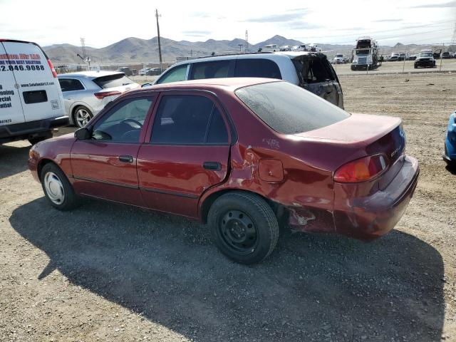 1NXBR12E8YZ413569 - 2000 TOYOTA COROLLA VE RED photo 2