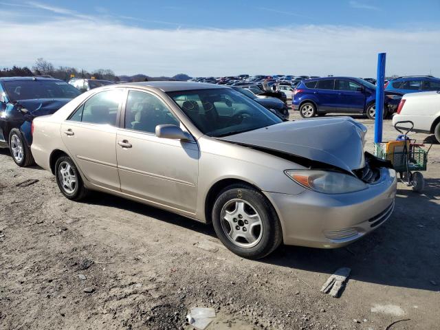 4T1BF30K52U023419 - 2002 TOYOTA CAMRY LE GOLD photo 4