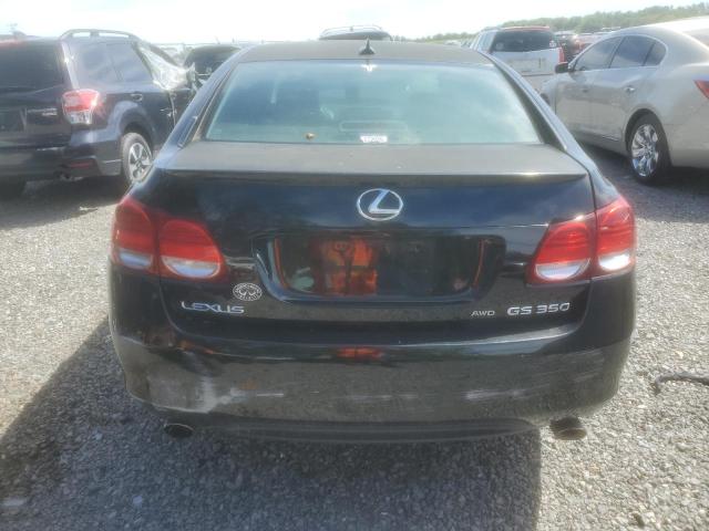 JTHCE96S470007828 - 2007 LEXUS GS 350 BLACK photo 6