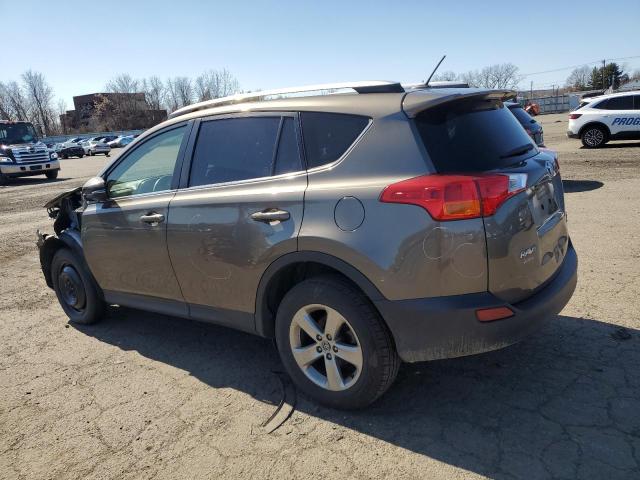 JTMRFREV7FD113850 - 2015 TOYOTA RAV4 XLE GRAY photo 2