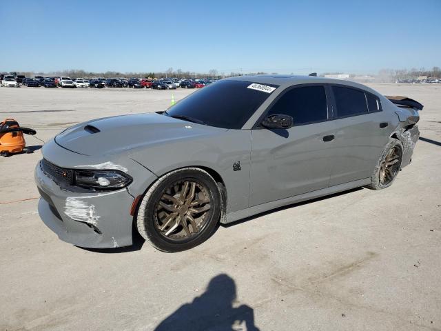 2C3CDXGJ6JH248389 - 2018 DODGE CHARGER R/T 392 GRAY photo 1