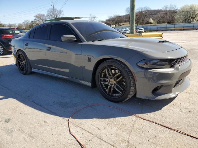 2C3CDXGJ6JH248389 - 2018 DODGE CHARGER R/T 392 GRAY photo 4