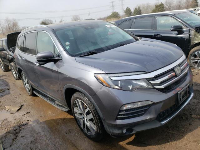 5FNYF6H98GB122446 - 2016 HONDA PILOT TOURING GRAY photo 4