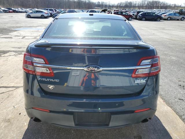 1FAHP2KTXGG100003 - 2016 FORD TAURUS SHO BLUE photo 6