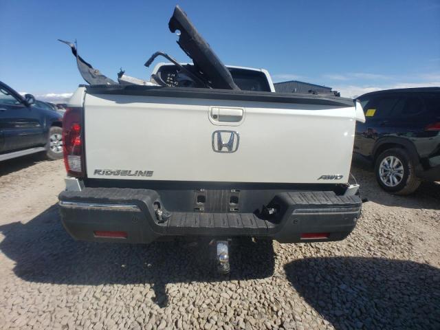 5FPYK3F74HB014636 - 2017 HONDA RIDGELINE RTL WHITE photo 6