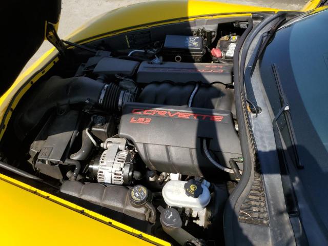 1G1YY36W995200232 - 2009 CHEVROLET CORVETTE YELLOW photo 11