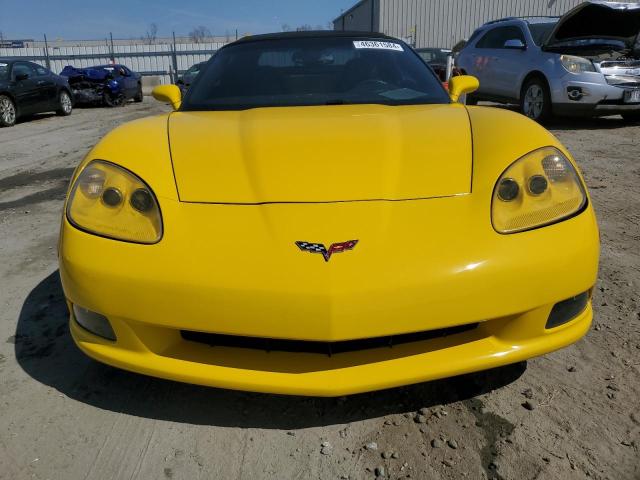 1G1YY36W995200232 - 2009 CHEVROLET CORVETTE YELLOW photo 5