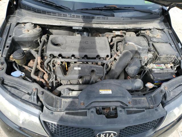 KNAFT4A28A5094042 - 2010 KIA FORTE LX BLACK photo 11