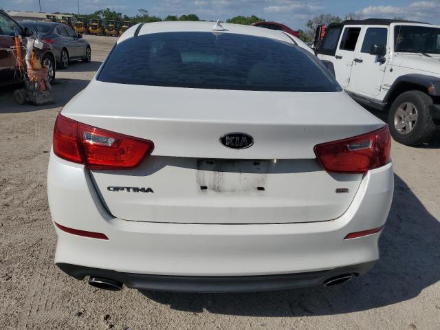 KNAGM4A72F5639897 - 2015 KIA OPTIMA LX WHITE photo 6