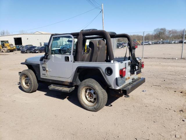 1J4FA49S84P769534 - 2004 JEEP WRANGLER / SPORT SILVER photo 2