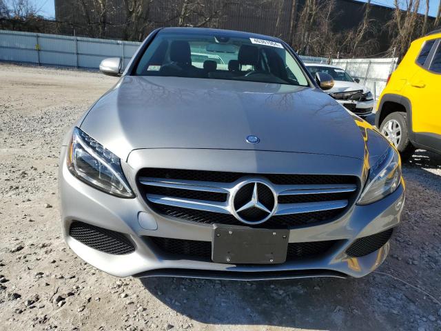 55SWF4KB6FU016422 - 2015 MERCEDES-BENZ C 300 4MATIC SILVER photo 5