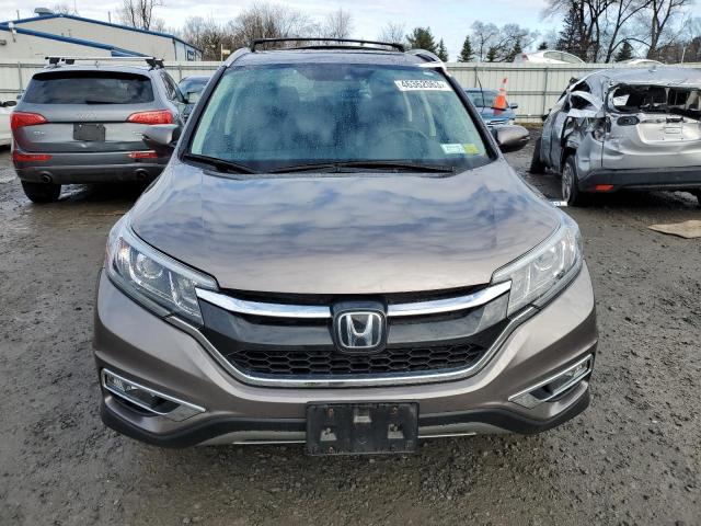 5J6RM4H91GL115036 - 2016 HONDA CR-V TOURING GRAY photo 5