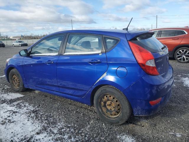 KMHCT5AE3DU123104 - 2013 HYUNDAI ACCENT GLS BLUE photo 2