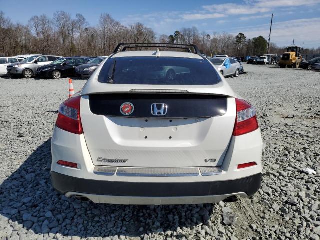 5J6TF1H55DL001225 - 2013 HONDA CROSSTOUR EXL თეთრი ფოტო 6