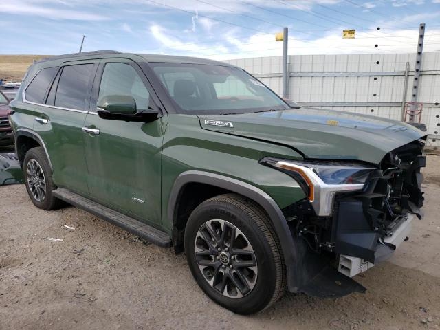 7SVAAABA6PX020399 - 2023 TOYOTA SEQUOIA SR5 GREEN photo 4