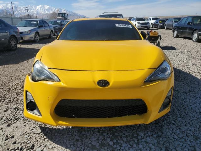JF1ZNAA16F9706678 - 2015 TOYOTA SCION FR-S YELLOW photo 5