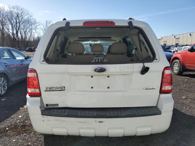 1FMCU93178KD00012 - 2008 FORD ESCAPE XLT WHITE photo 6