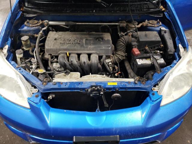 2T1KR32E67C634096 - 2007 TOYOTA COROLLA MA XR BLUE photo 11