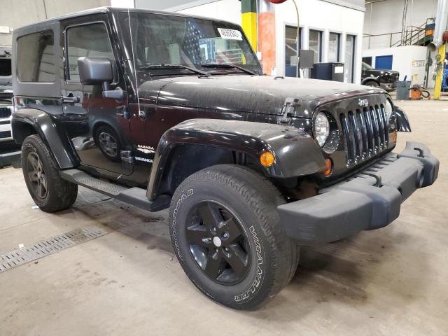 1J4FA54197L197325 - 2007 JEEP WRANGLER SAHARA BLACK photo 4