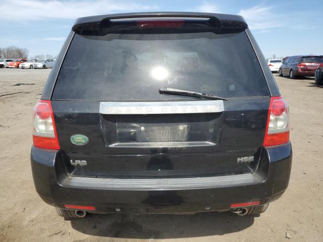 SALFT24N18H090462 - 2008 LAND ROVER LR2 HSE TECHNOLOGY BLACK photo 6